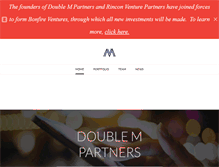 Tablet Screenshot of doublempartners.com